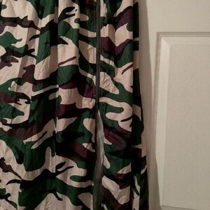 Camouflage Zip-Up Skirt
